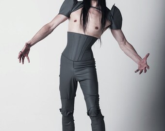 34" x 30" Men's Pants- Black PVC from Artifice Clothing (CLEARANCE)