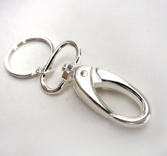 Xlarge swivel charm holder spring clip clasp for charms key
