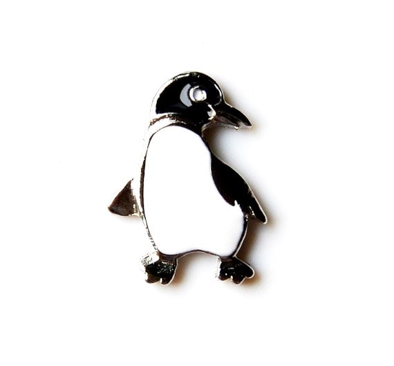 Penguin Lapel Pin Tie Tack Valentine's Gift by Mancornas