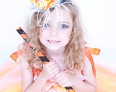 READY TO SHIP: Simply Sweet Mini Witch Hat Headband - Halloween Costume - Candy Corn - Fits toddler to adult - Cutie Patootie Designz Il_170x135