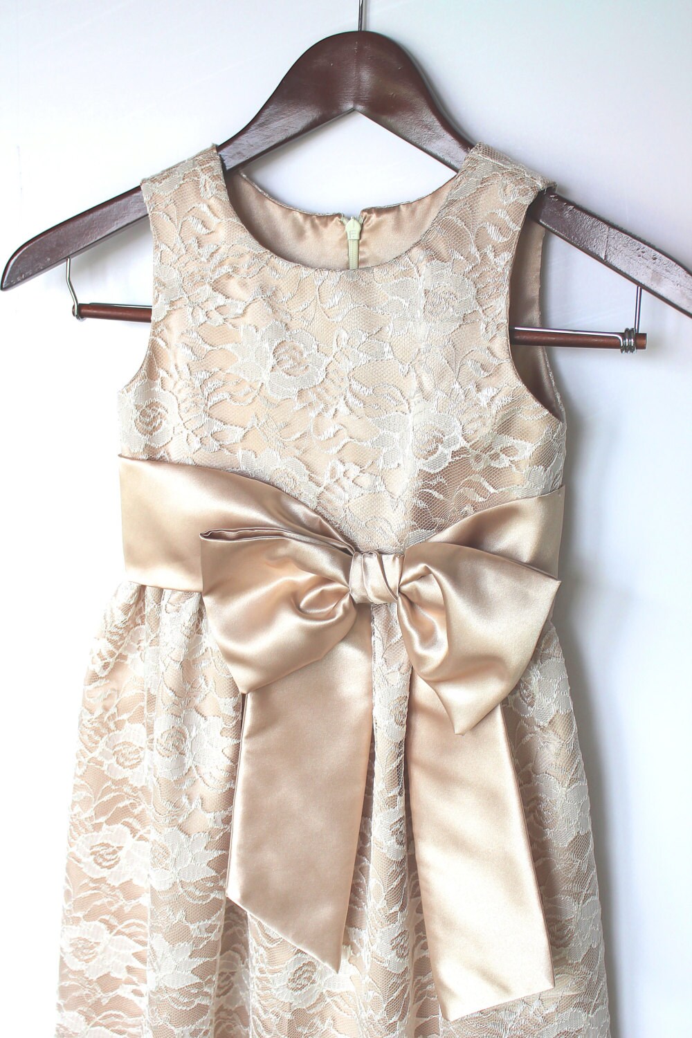 Lace Flower Girl dressSize XXSXSS ML For age 1 24