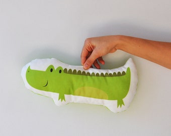 ON SALE Crocodile Stuffed Toy, Animal Toy, Stuffed Pillow, Soft Stuffed, Toy Pillow, Soft Pillow, Kids Pillow