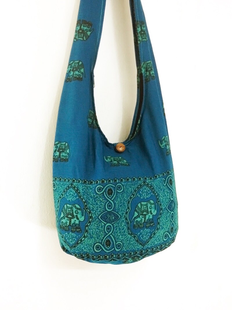 Women bag Handbags Cotton bag Elephant bag Hippie Hobo bag