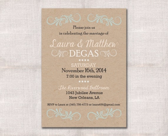 Items similar to Wedding Reception, Celebration, After Party Invitation