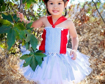 Dorothy Costume, Wizard of Oz, Dorothy Tutu, Tutu Costume, Halloween Costume, Halloween Tutu, Outift of Choice, Pageant Dress