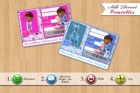 Items similar to Generic Doctor Name Tag / Badge, Pink or Blue- You ...