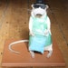 Anthropomorphic Taxidermy Rat. Breaking Bad. Heisenberg. HBO. Ornament. Oddity. Curio. Dolls house. Gift