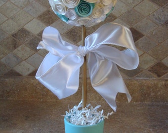 tiffany blue centerpiece on Etsy, a global handmade and vintage ...