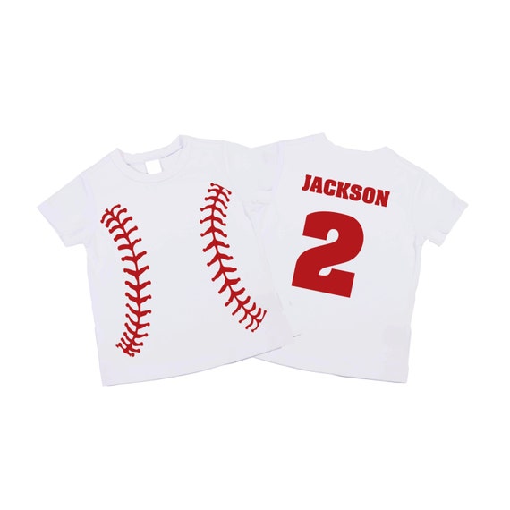 personalized baseball birthday shirts