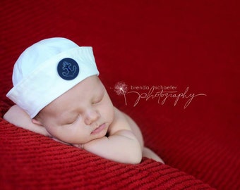 crochet hat newborn sailor pattern Hats Nautical Props Sailor Boy Baby Hat Newborn Hat Props Boy Infant