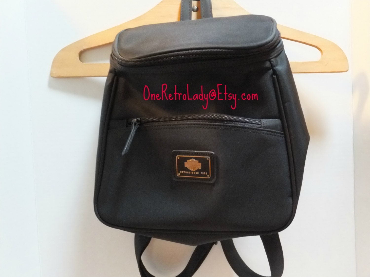 Harley Bag Backpack Purse Rucksack Grunge Biker by OneRetroLady