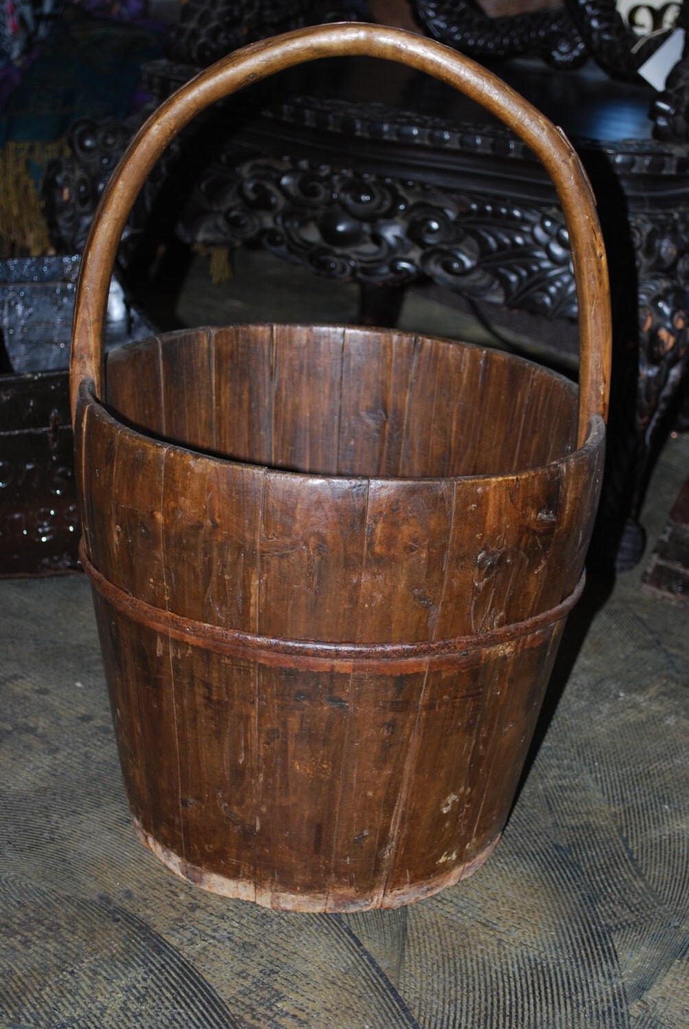 Rustic Reclaimed wood Bucket