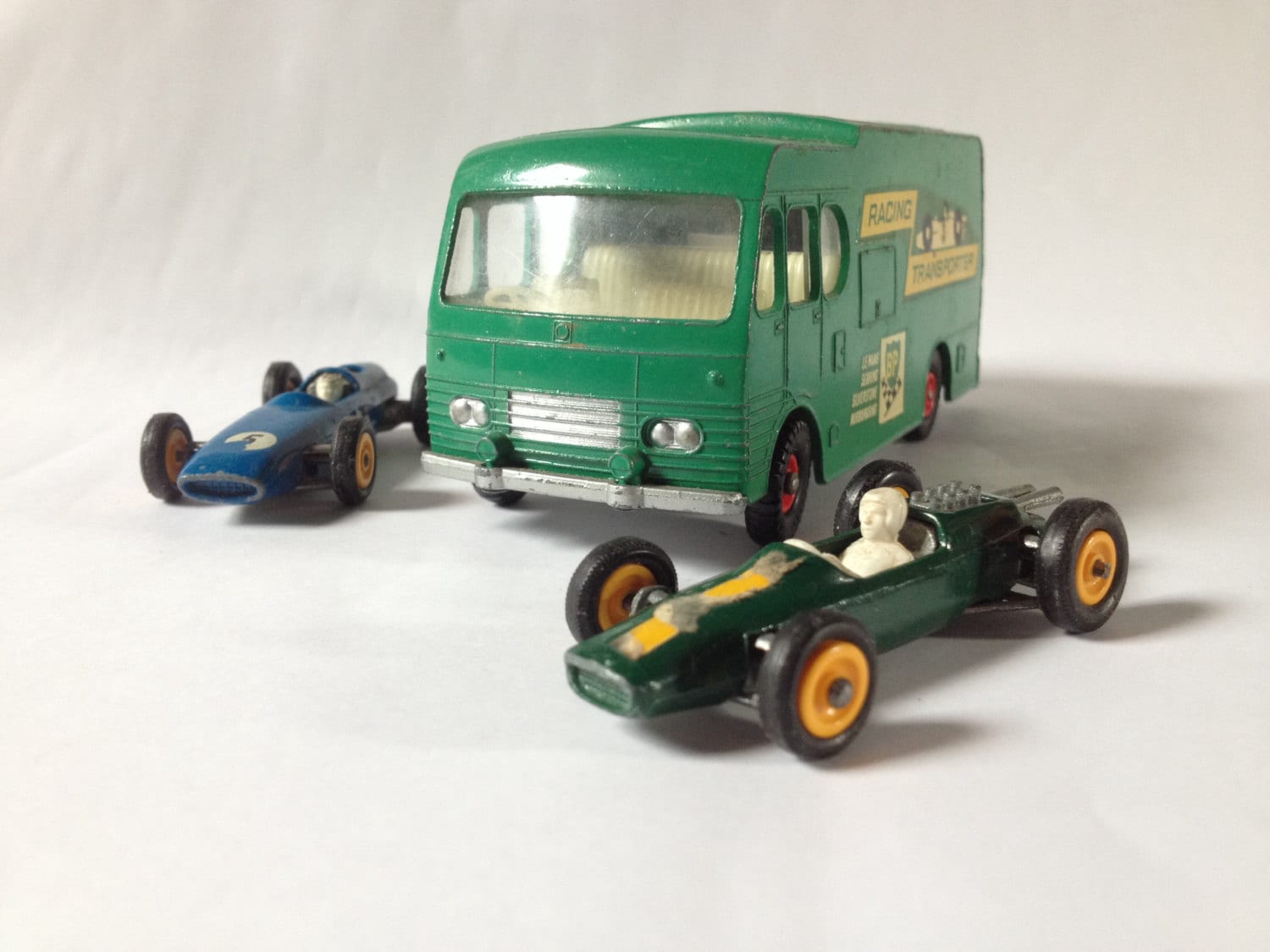 Vintage Matchbox King Size K-5 Racing Car Transporter