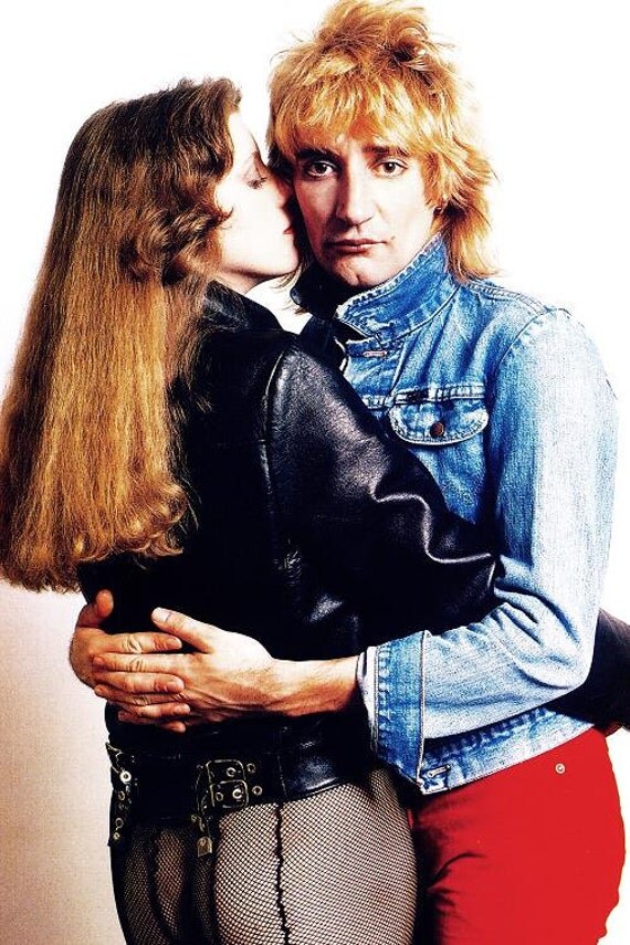 rod stewart retro poster