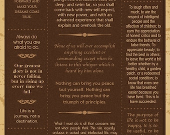 Ralph Waldo Emerson Quotes Poster - Customizable