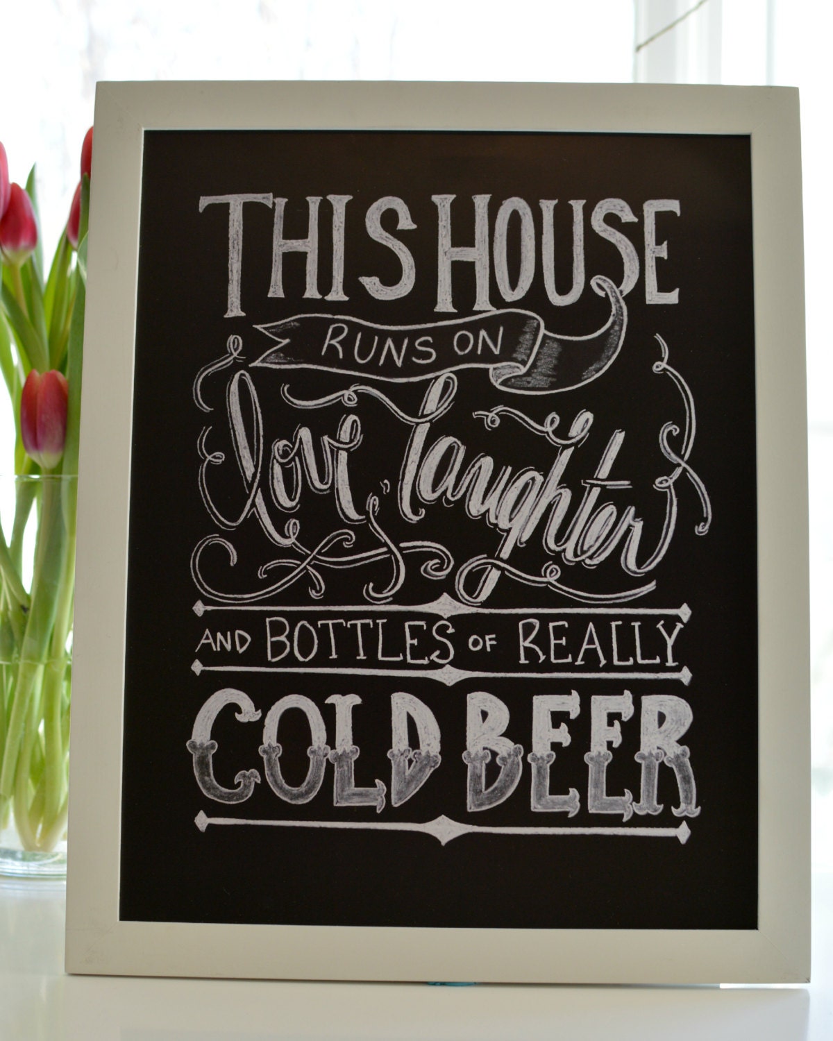 Beer Beer Sign Kitchen Print Beer Lovers Kitchen Quote