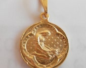 Medal - Saint Mary Magdalene 18K Gold Medal - 20mm