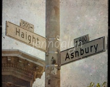 Unique haight ashbury sign related items | Etsy