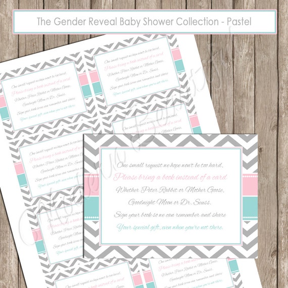 insert-card-book-instead-of-a-card-chevron-gender-reveal-baby