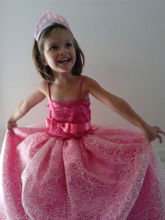 Barbie Princess and Popstar Princess Tori Pink Dress 2 pcs