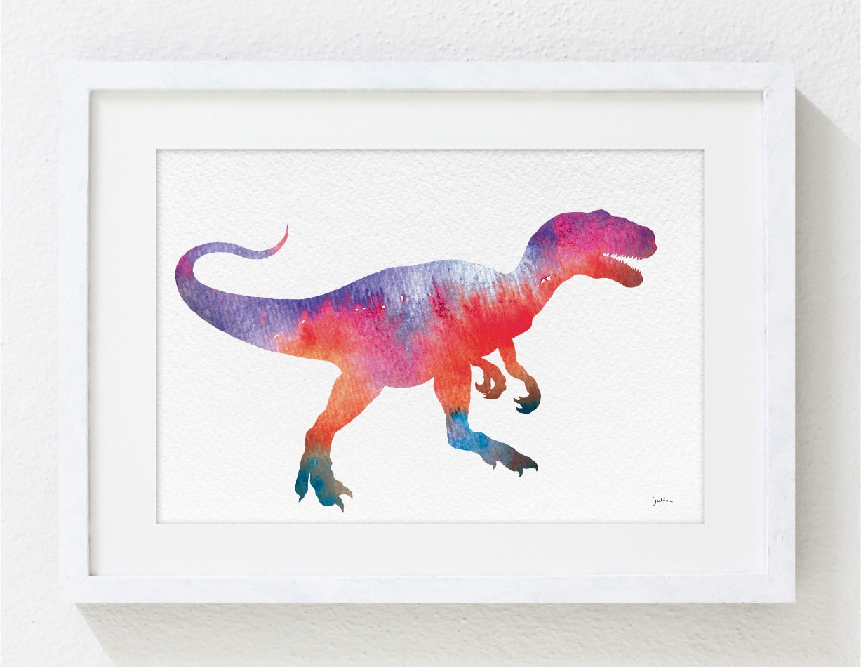 dinosaur colour painting