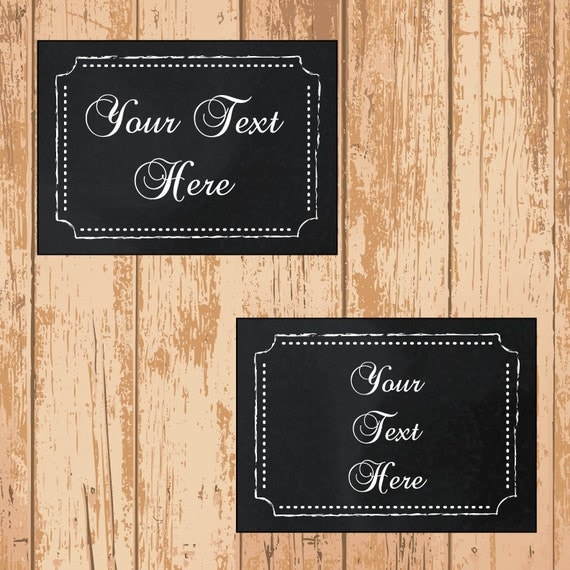 Chalkboard Labels Editable Printable PDF by SOSPrintables