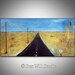 ROUTE 66 HIGHWAY - Large Abstract Modern Landscape Oil Painting ORIGINAL Southwestern Art 48x24 by BenWill