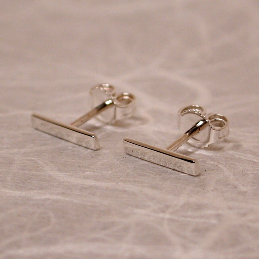 little bar earrings