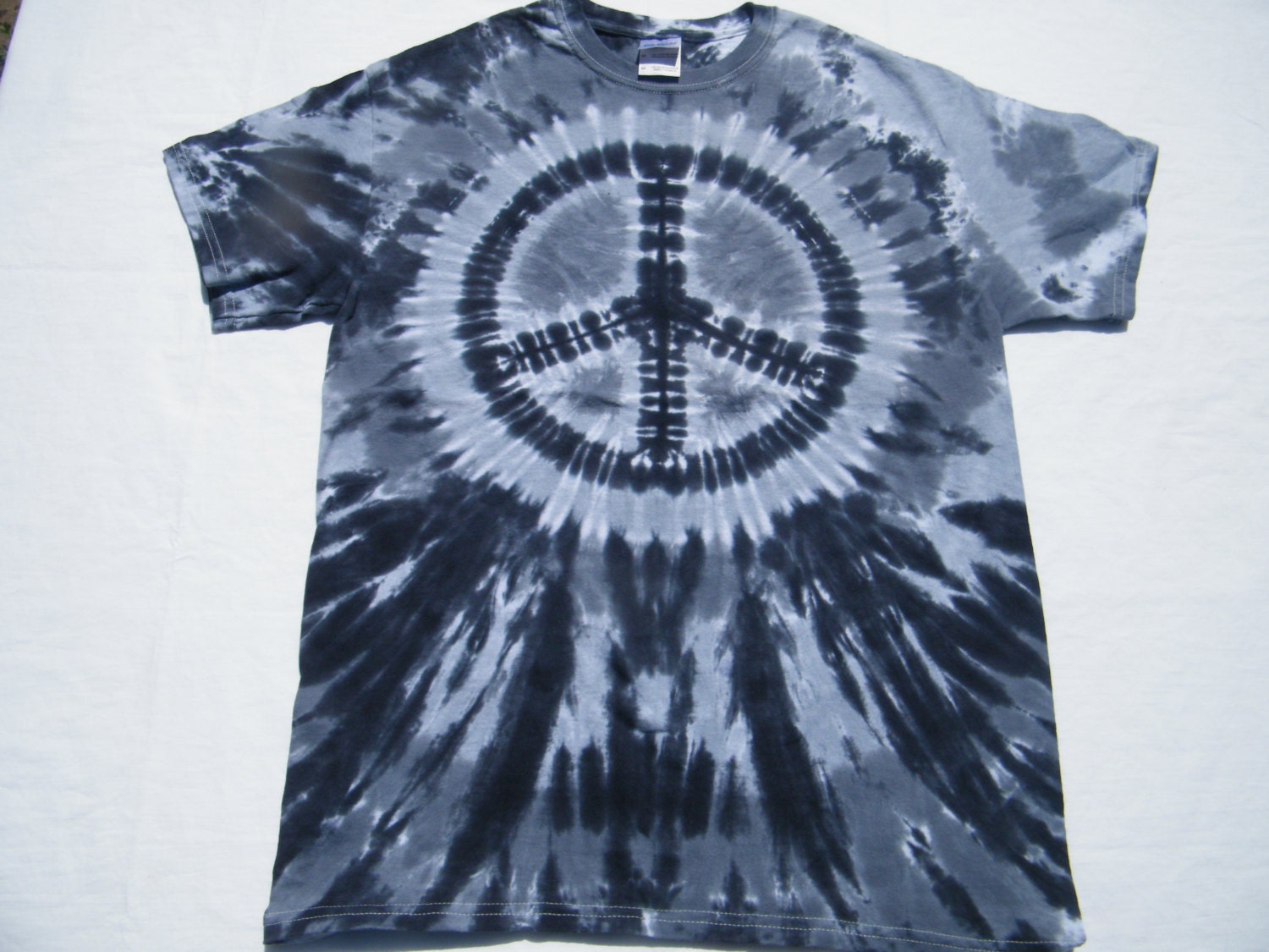 black peace sign shirt