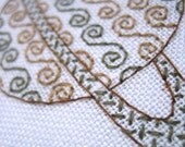 Blackwork Solar System pattern