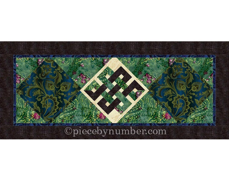 Download Eternity Knot quilt block paper piecing quilt patterns PDF