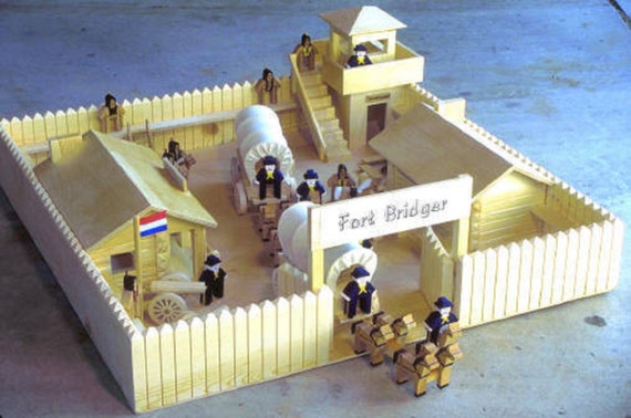 Frontier Calvary Fort Woodworking Designs Build-your-own