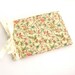 Flowered Wedding Guest Book, An Italian Wedding Party in Cream, Pink, and Sage ON SALE Due to Flaw