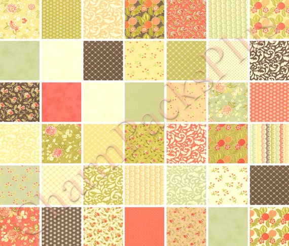 MIRABELLE Moda Fabric Charm Pack Five Inch Quilt Squares