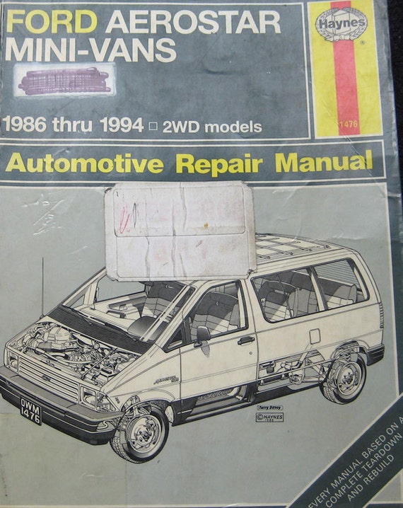 1994 Aerostar ford manual online repair #2