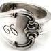 Spoon Ring Size 5 Signature With C Monogram