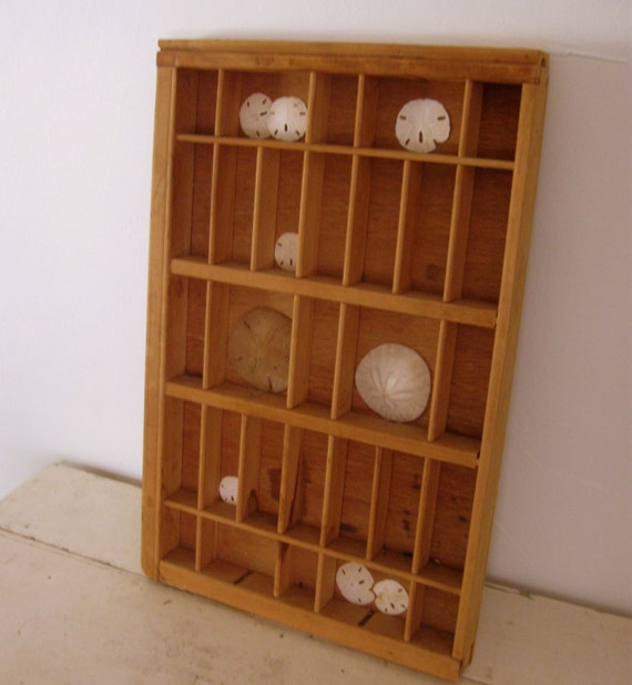 Divided Shadow Box Small Printer's Tray by Somethingcharming