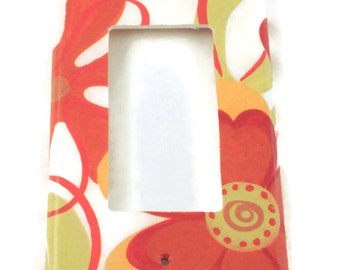 Rocker Switchplate Wall Decor Single Light Switch Cover in Cayenne (254R)