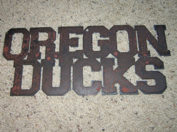 OregonDucks University Of Oregon Ducks Metal Art By Steelmyart