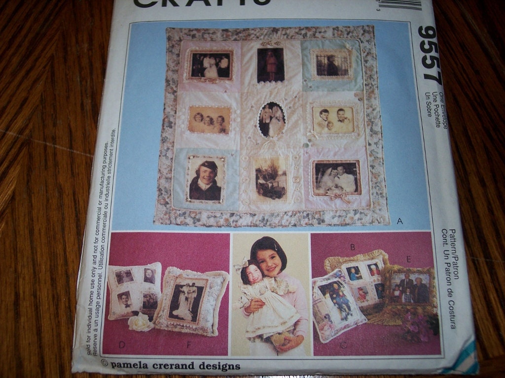 McCalls Crafts 9557 Memory Quilt Pattern new uncut