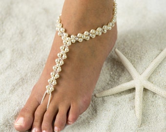 Baref oot Sandals, Wedding Sandals, Destination Beach Wedding, Bridal ...