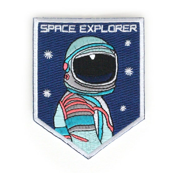 Space Explorer Iron On Patch