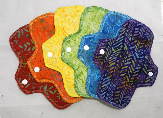 A Batik Rainbow of Pantyliners