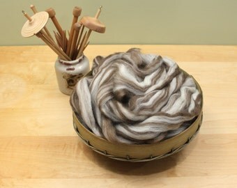 Finnish Wool - Humbug - Undyed Roving for Spinning or Felting (8oz)
