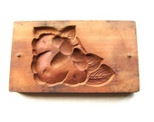 Japanese Kashigata - Vintage Cake Mold - Wood Cake Mold - Camellia Flower Cake Mold - Tsubaki - Vintage Mold