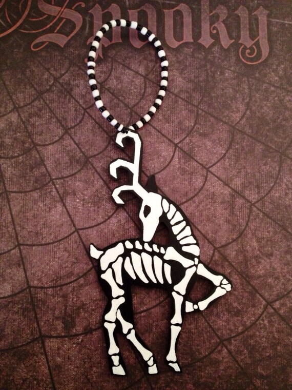 Skeleton Reindeer Ornament