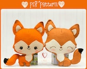 Foxes in love (PDF Pattern)