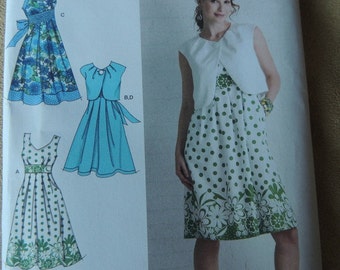 Simplicity 2886 Dress with Bolero