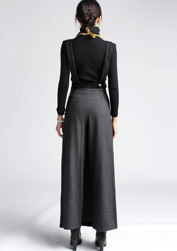 wool pantsskirt pantsGray pants wool pants Ladies