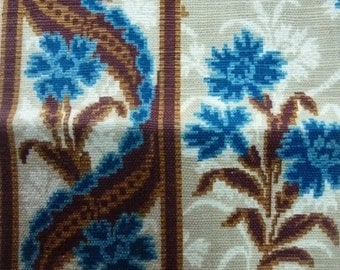 Divine Morceau of Antique French Fabric / 1800s / Sample / Patchwork / Document / Archive